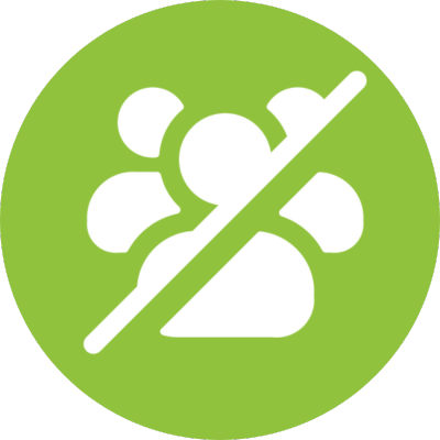 No staff dependency No staff dependency